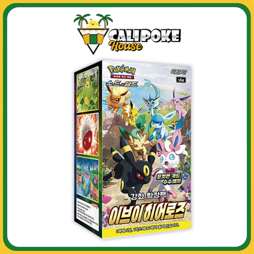 Pokémon Trading Card Game Korean Eevee Heroes Booster Box Sealed