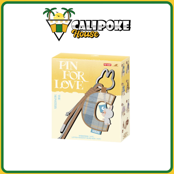 CONFIRMED Pop Mart THE MONSTERS (Labubu) V4 Pin for Love Series- Letter Pendant Blind Box (A-M) - Opened Box