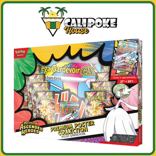 Pokemon Ascended Heroes Premium Poster Collection Mega Gardevoir [English]