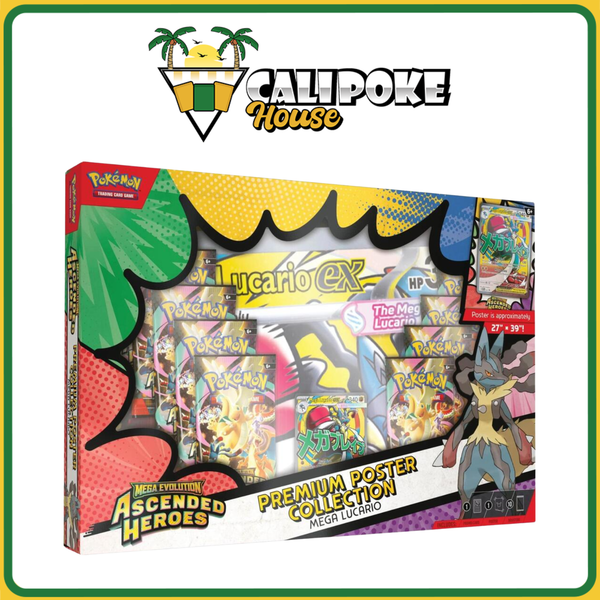 Pokemon Ascended Heroes Premium Poster Collection Mega Lucario [English]