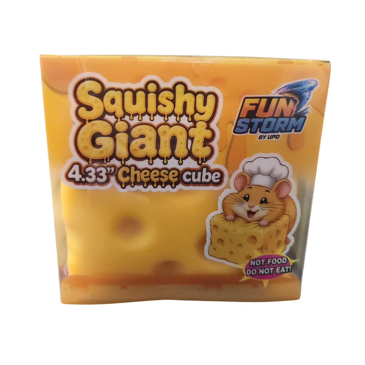 Fun Storm Giant 4" Cheese Squishy Toy