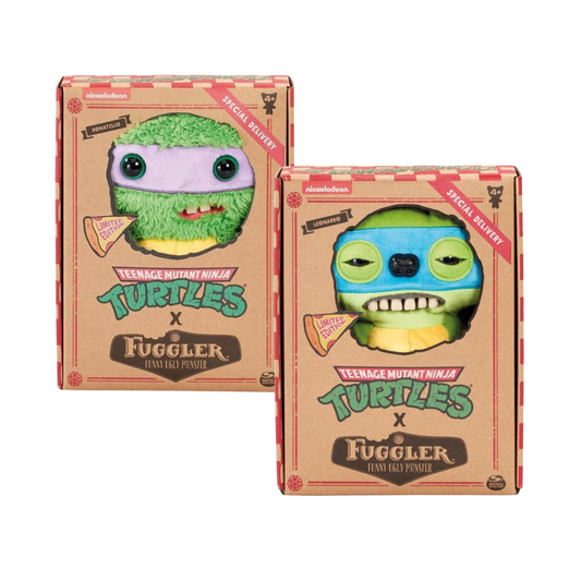 ZURU Fugglers TMNT Leonardo and Donatello 9" Plushies