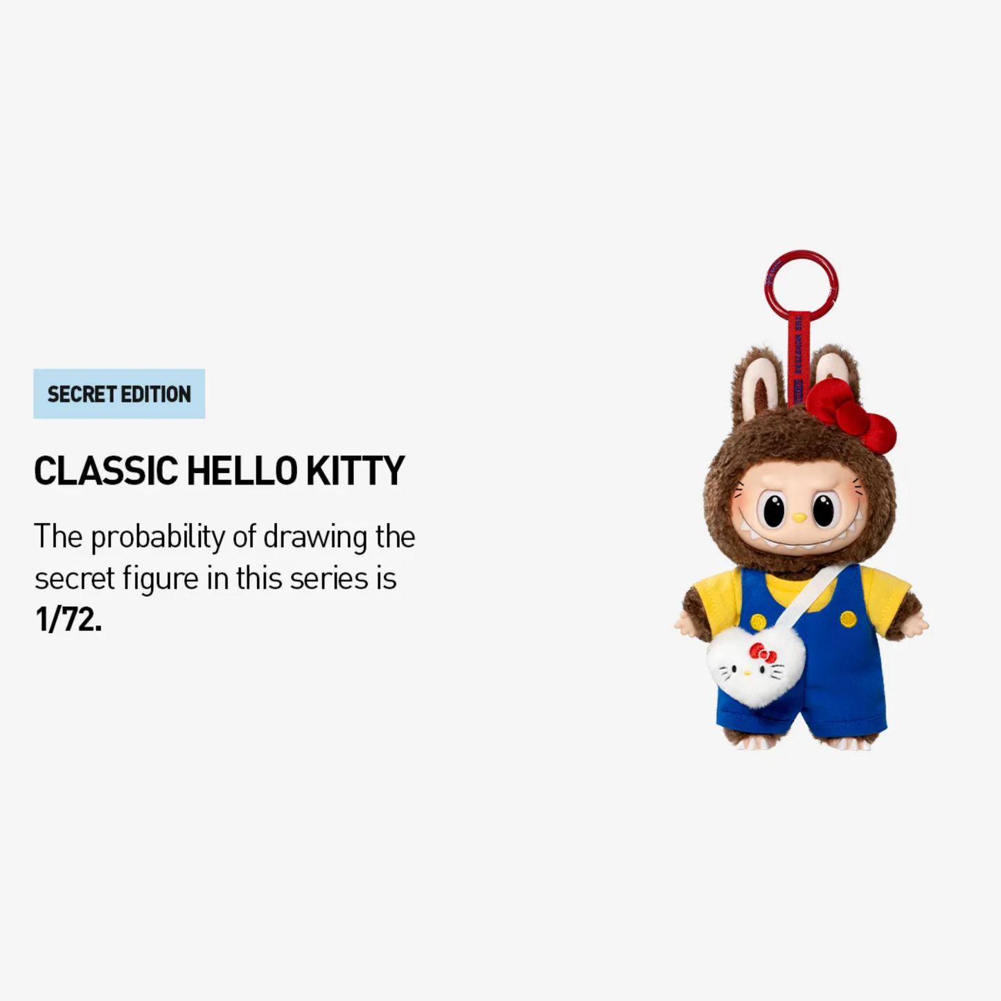 Case Pop Mart The Monsters (Labubu) x Hello Kitty and Friends Series Vinyl Plush Pendant Blind Box