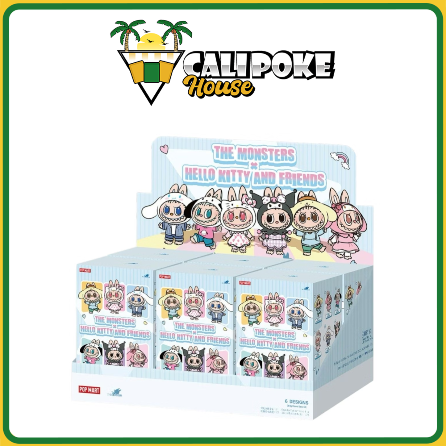 Case Pop Mart The Monsters (Labubu) x Hello Kitty and Friends Series Vinyl Plush Pendant Blind Box