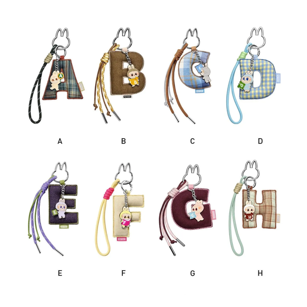 Pop Mart THE MONSTERS (Labubu) V4 Pin for Love Series - A-M Letter Case