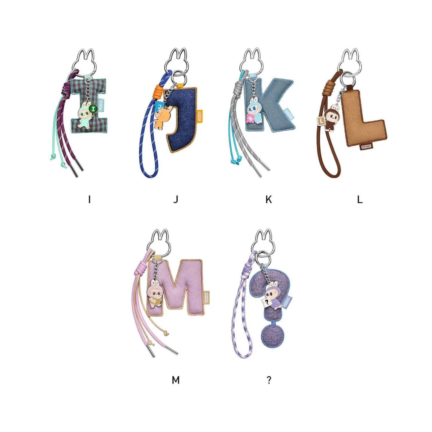 Pop Mart THE MONSTERS (Labubu) V4 Pin for Love Series- Letter Pendant Blind Box (A-M)