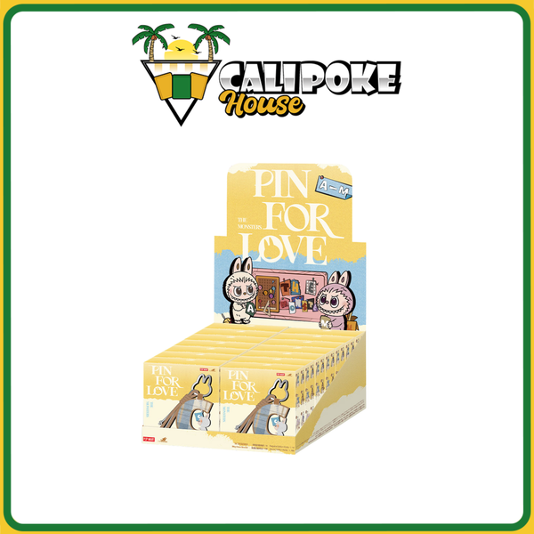 Pop Mart THE MONSTERS (Labubu) V4 Pin for Love Series - A-M Letter Case