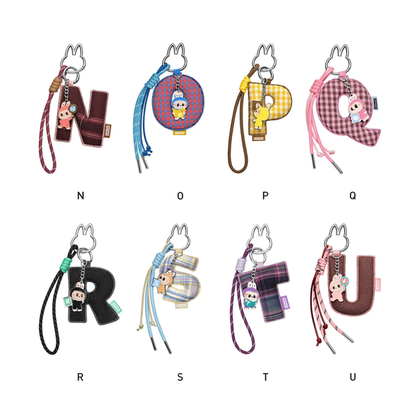 Pop Mart THE MONSTERS (Labubu) V4 Pin for Love Series - N-Z Letter Case
