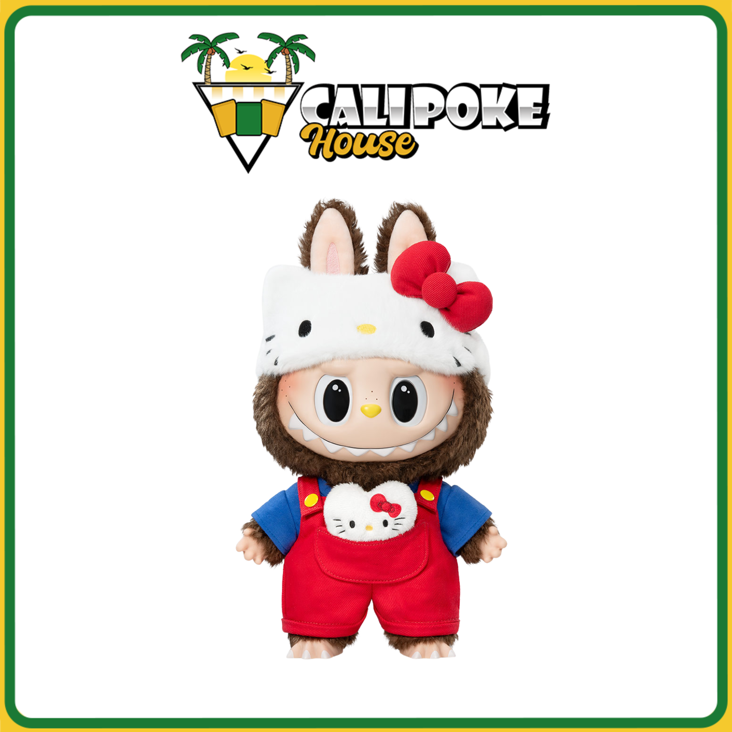 Pop Mart The Monsters Labubu X Hello Kitty 15" Vinyl Plush Doll