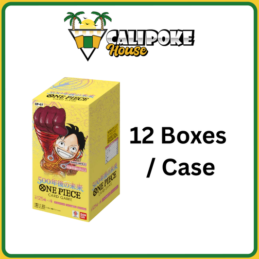 Case One Piece Trading Card Game OP-07 500 Years in the Future Booster Box Japanese Sealed