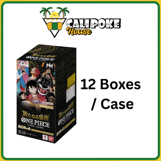 Case One Piece Trading Card Game OP-09 Emperors in the New World Booster Box Japanese Sealed