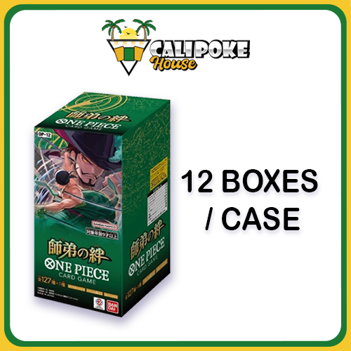 Case One Piece Trading Card Game OP-12 Legacy of the Master Booster Box Japanese Sealed