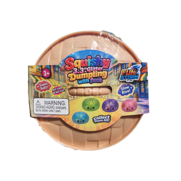 Fun Storm Mystery Squishy Glitter Dumplings Blind Box (3 pcs)