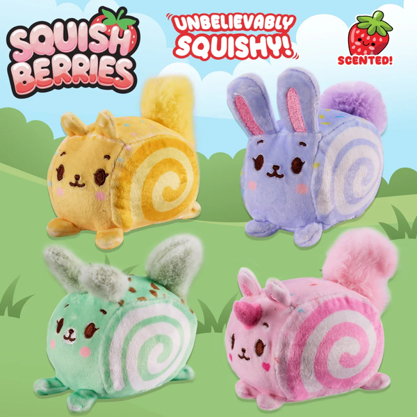 MushMeez Squish Berries Scented Squishy Toy