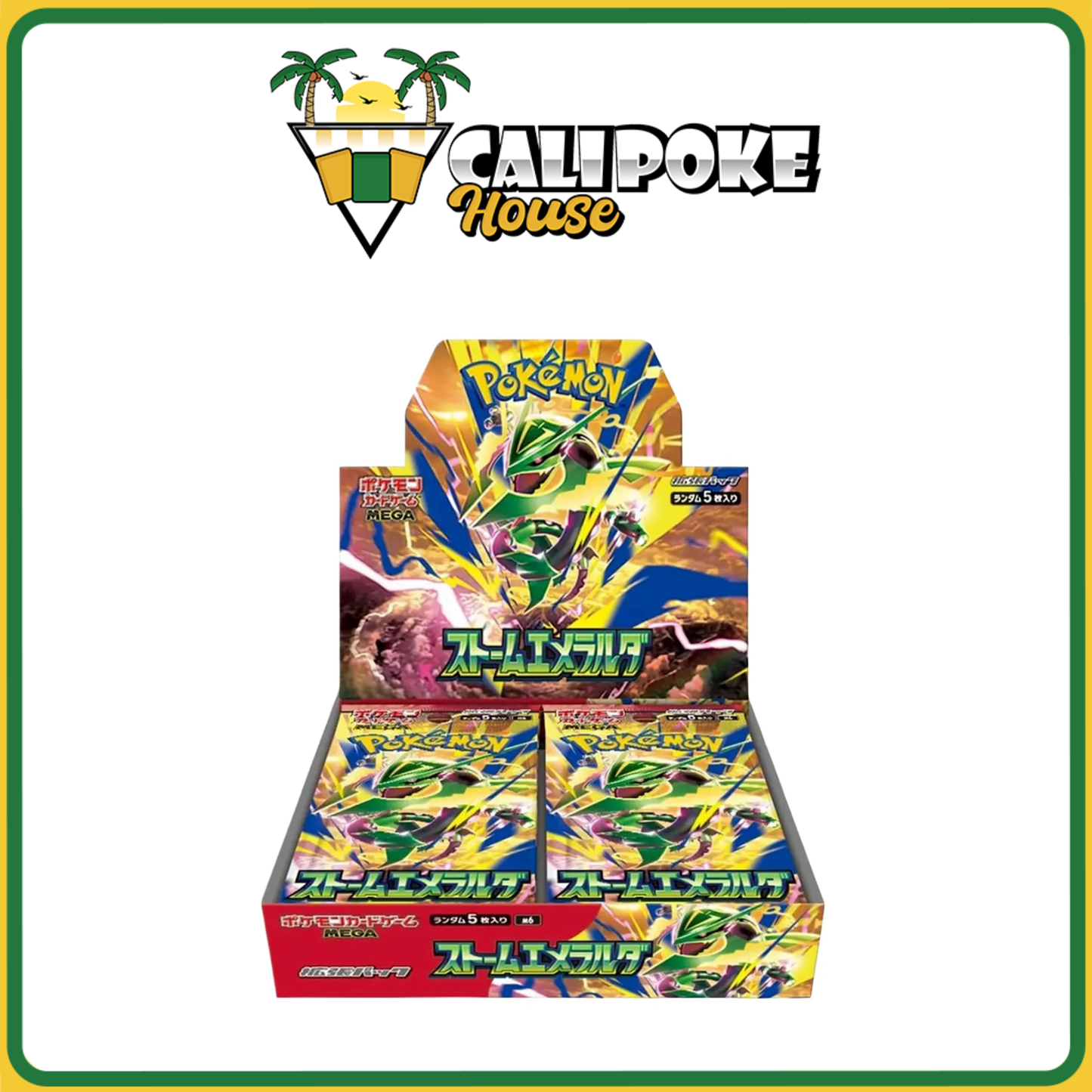 Pokémon Trading Card Game Storm Emeralda Booster Box Japanese Sealed