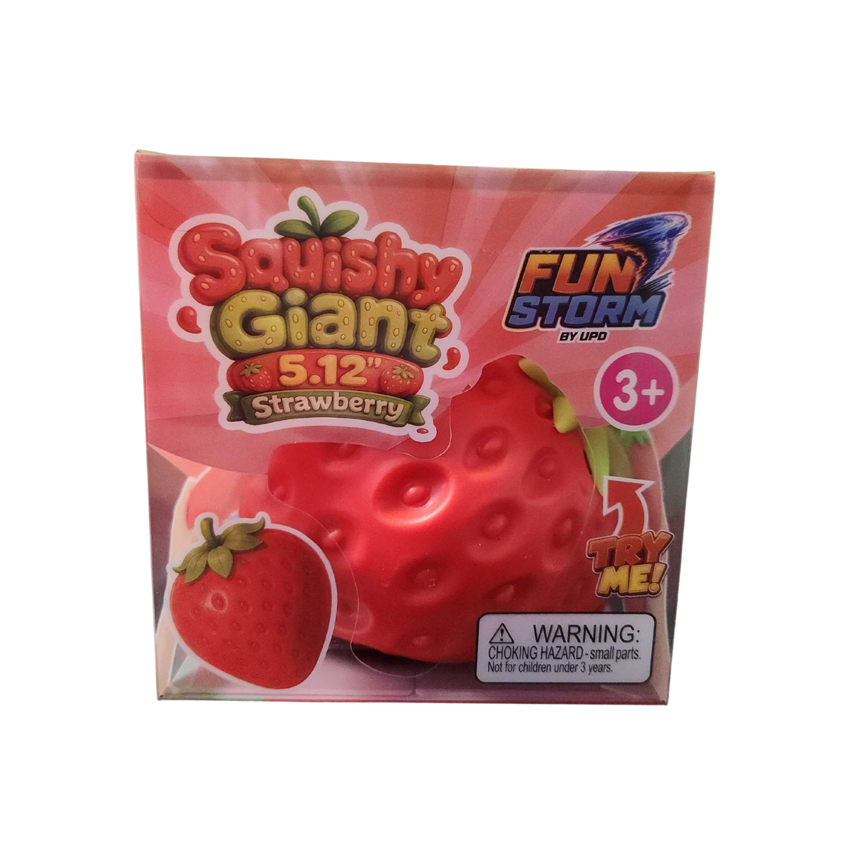 Fun Storm Giant 5" Strawberry Scented Squishy Toy